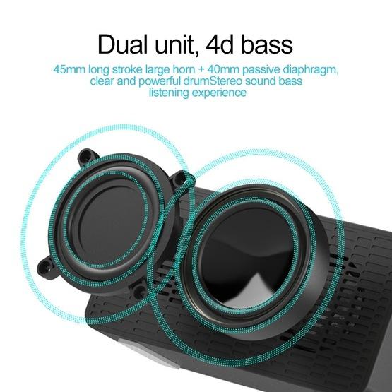 AEC BT506 Speaker With Wirror.(Red)