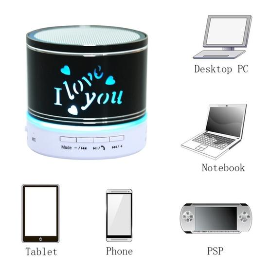 Mini Portable Bluetooth Stereo Speaker (Black)