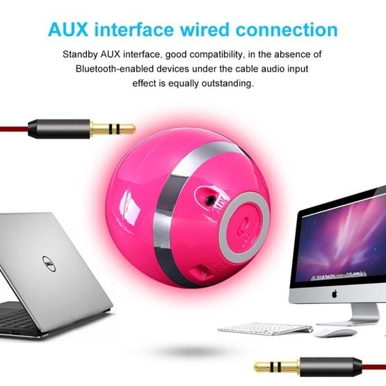 T&G A18 Ball Bluetooth Speaker with LED Light Blue